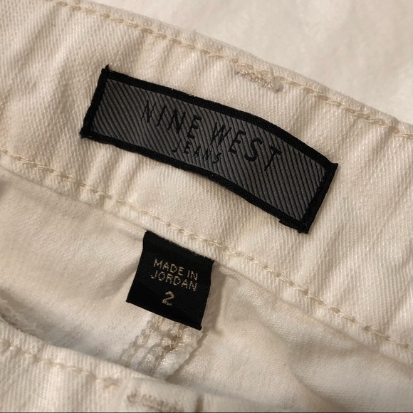 Nine West Cropped Jeans Straight Leg Pants Capris - Picture 4 of 6